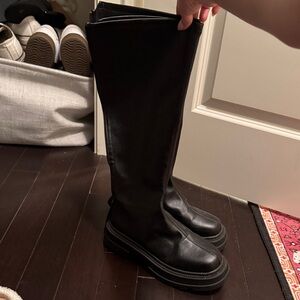 Black Knee-High Women's Boots